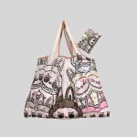 cartoon Labubu foldable eco-friendly shopping bag - Image 6