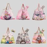 cartoon Labubu foldable eco-friendly shopping bag