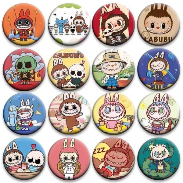 LABUBU Badge Peripherals -  Schoolbag Decoration Badge Pendant