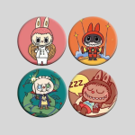 LABUBU Badge Peripherals -  Schoolbag Decoration Badge Pendant - Image 3
