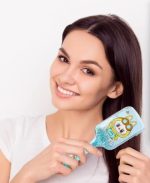 Labubu Scalp Massage Brush - 2-in-1 Ventilated Hair Comb - Image 4